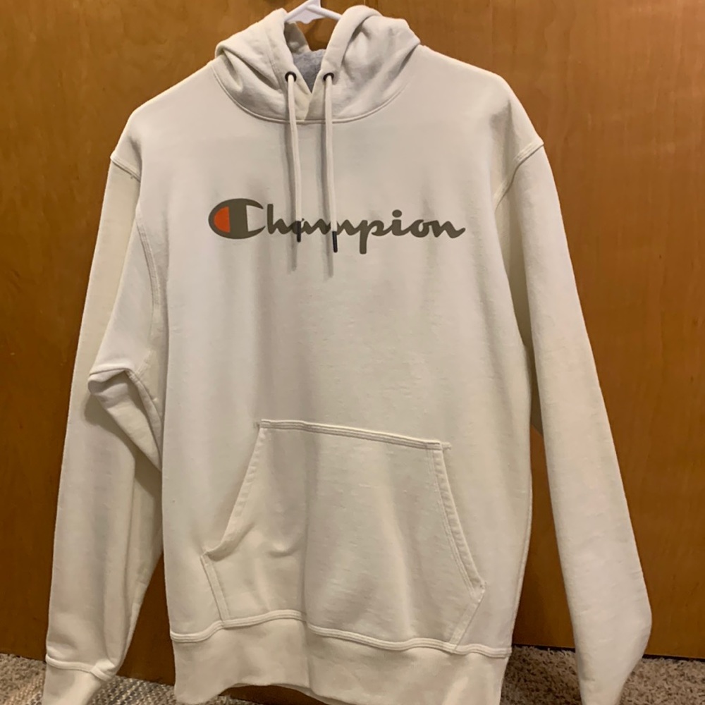 Like new cream Champion hoodie